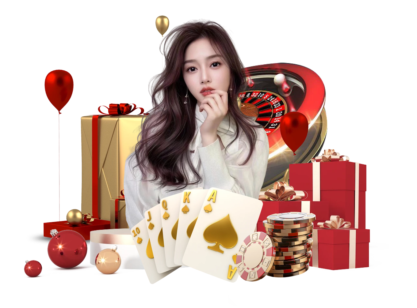 Live Hot Pot table with dealer and community cards on ovo88 login